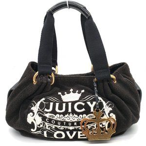 Juicy Couture Brown Terrycloth Baby Fluffy Bag